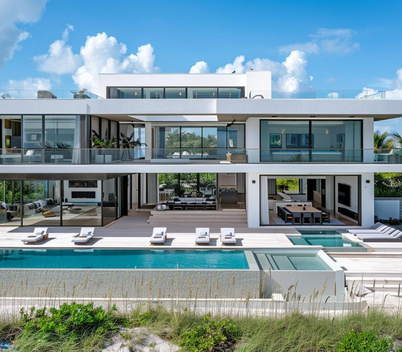 Flat Roof for Modern Coastal Home