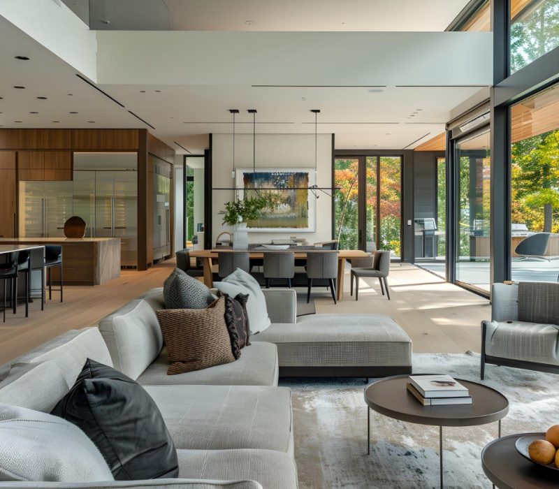 Open-Concept Living Spaces With Natural Light